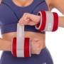 Обтяжувачі для рук та ніг водонепроникні Zelart Sport Fit FI-7210-2 2 шт по 1 кг Red