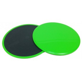 Фітнес-диски для ковзання EasyFit Spike зелені 2 шт Gliding Discs (ковзні тарілки для глайдінгу, ковзні диски, слайдери) EF-GD-G