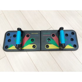 Доска для отжиманий Push Up Rack UTM Board Black с упорами разным хватом