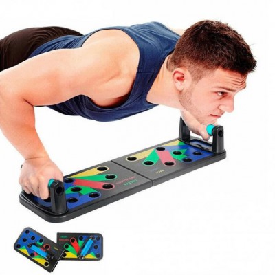 Дошка для віджимань Foldable Push Up Board JT-006, тренажер-платформа з упорами і розміткою (доска для отжиманий) (VS7003956)