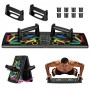 Дошка для віджимань Lexfit 14 в 1 Foldable Push Up Board чорна FP-1