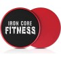 Диски для ковзання (для глайдінгу) Iron Core Fitness червоні (2 шт)