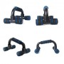 Упоры Dobetters DBT-JF34 Blue + Black для отжиманий от пола стойки для упражнений (SKU_4737-14131)