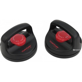 Упори для віджимань поворотні Tunturi Rotating Push-up Stands 2 шт. Black-Red (14TUSFU271)