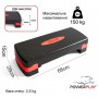 Степ-платформа PowerPlay 4328 2 рівні 10-15 см Чорно-червона (PP_4328_(2)_Black/Red)