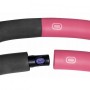 Обруч массажный Hula Hoop SportVida 100 см 1.2 кг Grey/Pink (SV-HK0156-2)