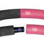 Обруч массажный Hula Hoop SportVida 100 см 1.2 кг SV-HK0156-2 Grey/Pink