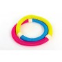 Обруч гнучкий Пружина хула хуп Hula Hoop Yogamat 3009 діаметр 45 см Yellow-Blue-Pink