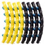 Обруч масажний хула хуп Hula Hoop MAGNETIC SP-Planeta 6001 діаметр 101 см Black-Yellow