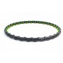 Обруч масажний хула хуп Hula Hoop MAGNETIC SP-Planeta 6002 діаметр 97 см Black-Green