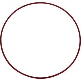 Обруч металевий IVN 750 мм Червоний (CH-3638)