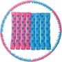 Обруч масажний хула хуп Hula Hoop MAGNETIC SP-Planeta 3002 діаметр 108 см Pink-Blue