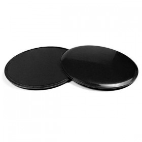Диски для ковзання WS Gliding Discs чорні 2 шт (диски для глайдингу, ковзаючі диски, слайдери) ws-pair-black