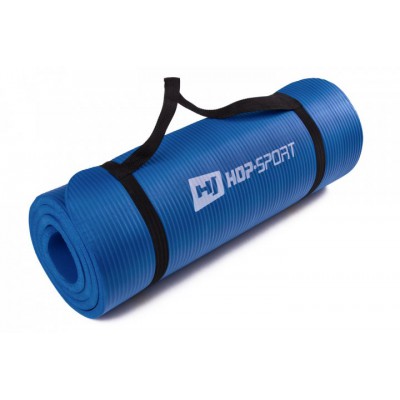 Мат для фітнесу і йоги Hop-Sport HS-4264 1.5 см синій