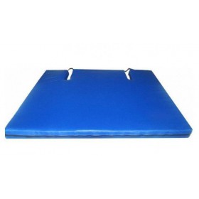 Мат з вирізом 120*100*10 (синій, кожвініл) ТМ Затишок Спорт