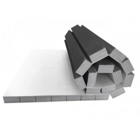 Спортивний РОЛЛ-мат Lock-Mat 1м х 2м 20 мм білий