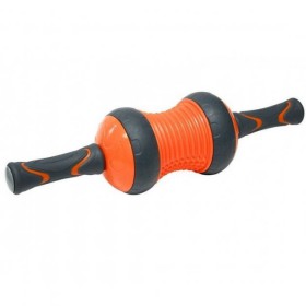 Ролик для пресу та масажу LiveUp AB WHEEL помаранчевий/чорний LS9035