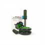 Ролик для пресса Iron Gym Double wheel Abs Колесо тренажер для мышц всего тела Black/Green