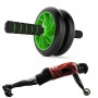 Ролик для пресса Iron Gym Double wheel Abs Колесо тренажер для мышц всего тела Black/Green
