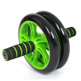 Фітнес колесо тренажер для преса Double Wheel Abs Green