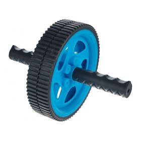 Ролик для пресу LiveUp EXERCISE WHEEL, сірий, 18см