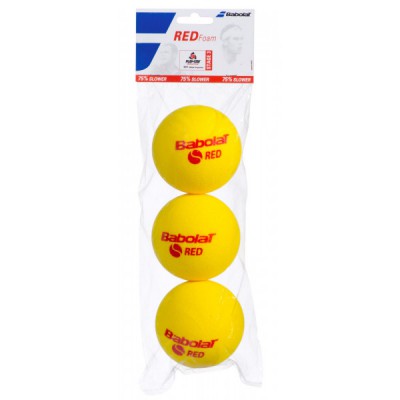 Мячи теннисные Babolat RED FOAM X3 (Банка ,3 штуки) RED 501037/113