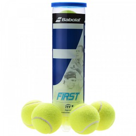 Мячи теннисные Babolat FIRST X4 (Банка ,4) YELLOW 502056/113