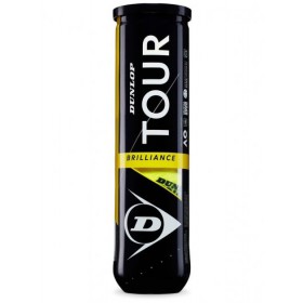 Тенісний м'яч Dunlop TOUR Brilliance 4Ball