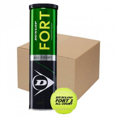 Тенісний м'яч Dunlop Fort Аll Court TS 4Ball (72 м'ячі)