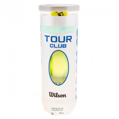 М'яч тенісний Wilson Tour Club, сірий