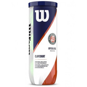 Тенісні м'ячі WILSON ROLAND GARROS CLAY *3 (wrt1250)