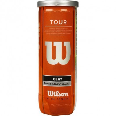 Тенісні м'ячі Wilson TOUR CLAY, 3 м'ячі (wrt1089)