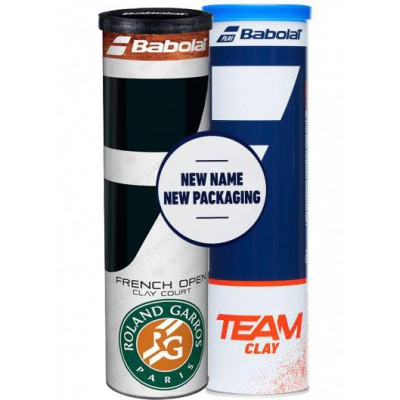 Тенісні м'ячі Babolat BIPACK RG CLAY*4 м'ячі (2 банки) (clay 2 банки)