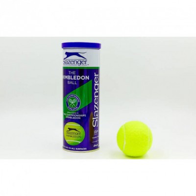 М'яч для великого тенісу Slazenger Wimbledon 3 шт, код: 340884