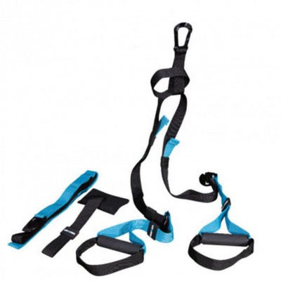 Петлі TRX LivePro CROSS SUSPENSION TRAINER, чорний/блакитний, 180-270см