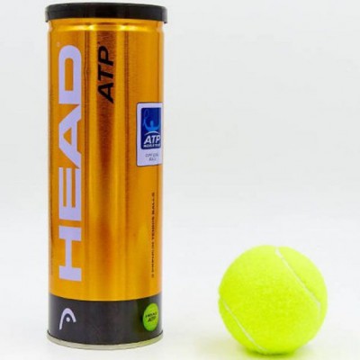 М'ячі для великого тенісу Head Atp Metal Can, код: 570303