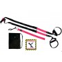 Тренировочные петли TRX Fit Lumo Pink 4 in 1 set ФФ-17