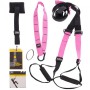 Петлі підвісні для функціонального тренінгу Zelart TRX Force Kit Pro Pack Home Fit 3726-P Pink