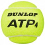 Набір м'ячів 4шт для великого тенісу Dunlop ATP Official 4B 601314 жовтий