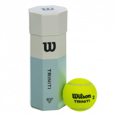 М'ячі для великого тенісу Wilson Triniti 3 шт салатовий WRT125200