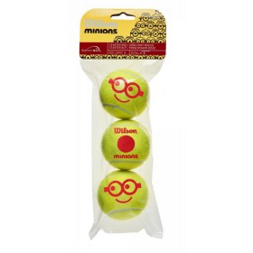 М'ячі для тенісу Wilson MINIONS 3 ball WR8202401001