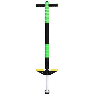 Джампер Пого Стік Pogo Stick (Коник) дитячий Чорно-зелений, палиця-скакунець