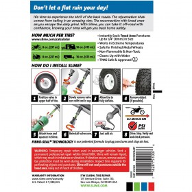 Антипрокольна рідина для безкамерок Slime, 473мл