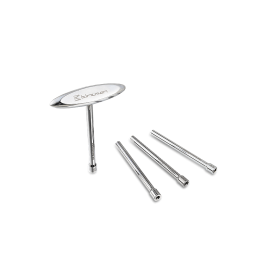 Ключ для спиць Birzman c Т-подібною ручкою, сріблястий