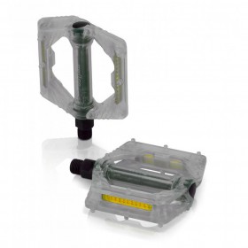 Педалі XLC PD-M16, 326 гр, прозорі Педалі XLC PD-M16, 326 гр, прозорі