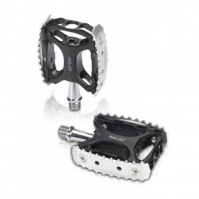 Педалі XLC PD-M17, 330 гр, чорно-сріблясті Педалі XLC PD-M17, 330 гр, чорно-сріблясті