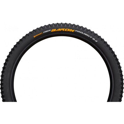 Покришка Continental Der Baron Projekt 26 " x2. 4, фолдінг, Tubeless, ProTection Apex, Skin