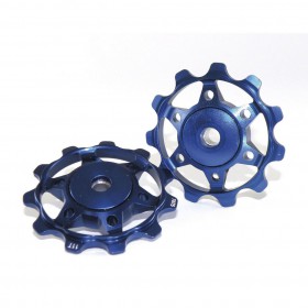 Ролики заднього перемикача XLC, сині Ролики заднього перемикача XLC, сині