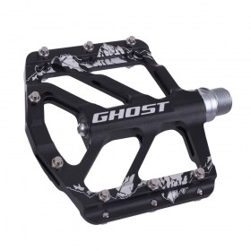 Педалі Ghost чорно-сріблясті