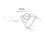 Флягодержатель з кріпленням під сідло Birzman Aeroman Hydration Carrier